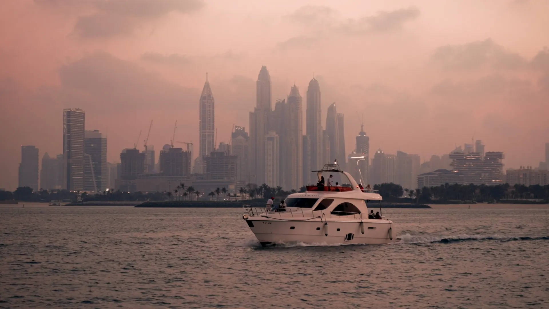 Dubai Marina yacht departure point
